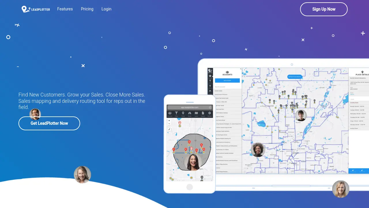 Screenshot of LeadPlotter