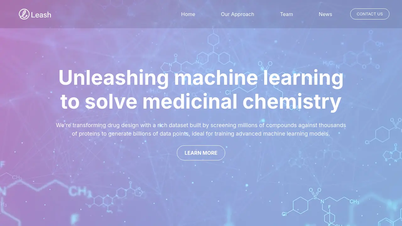 Screenshot of Leash Bio