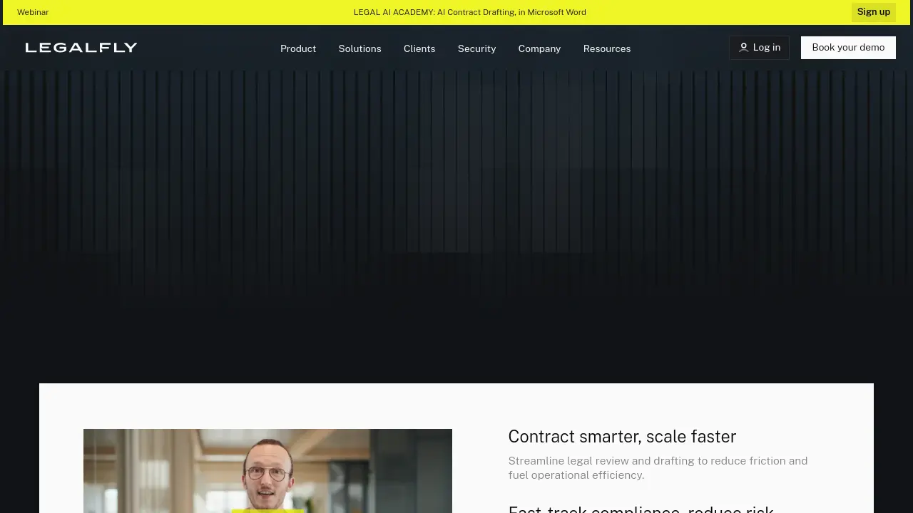 Screenshot of LEGALFLY