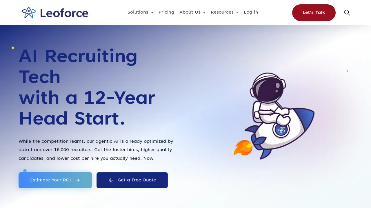 Screenshot of Leoforce