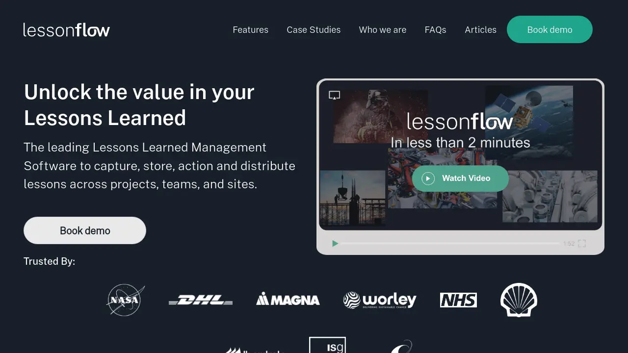 Screenshot of Lessonflow