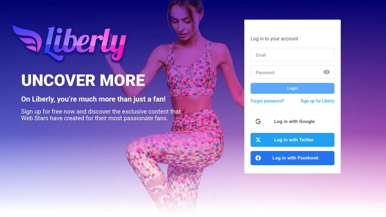 Screenshot of Liberly