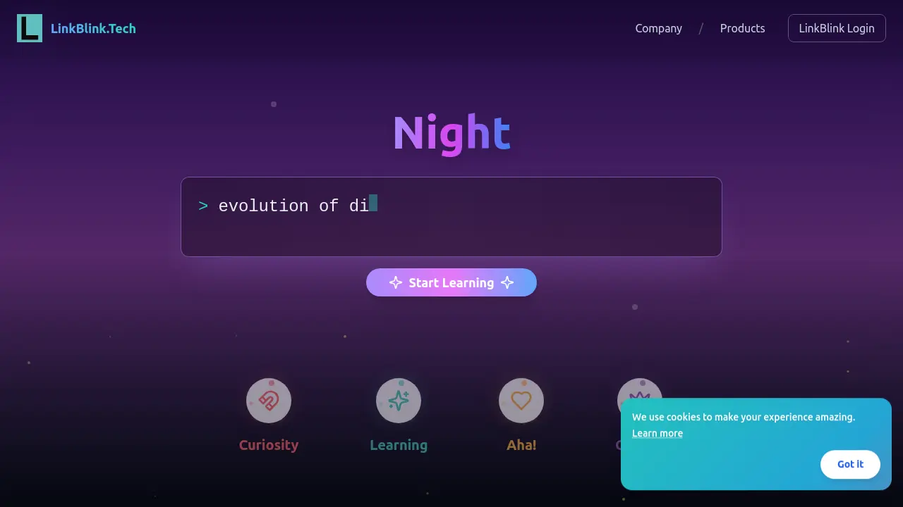 Screenshot of LinkBlink