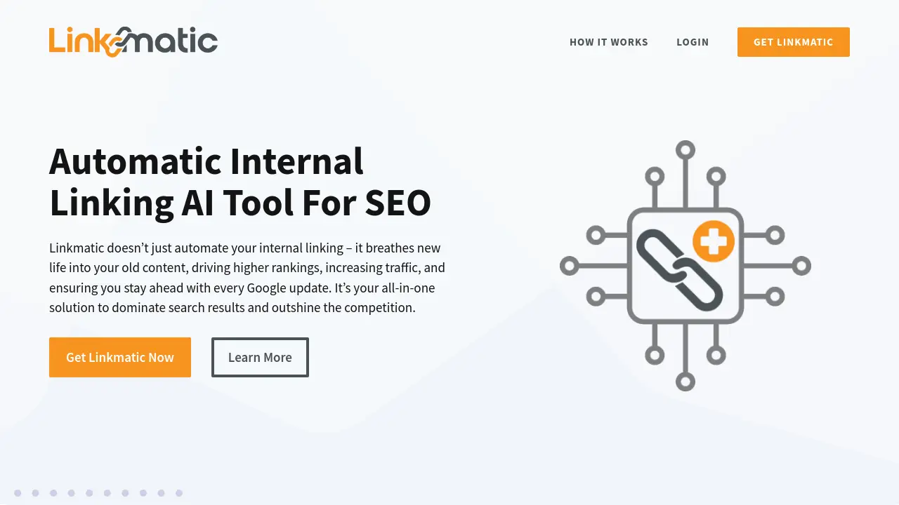 Screenshot of Linkmatic