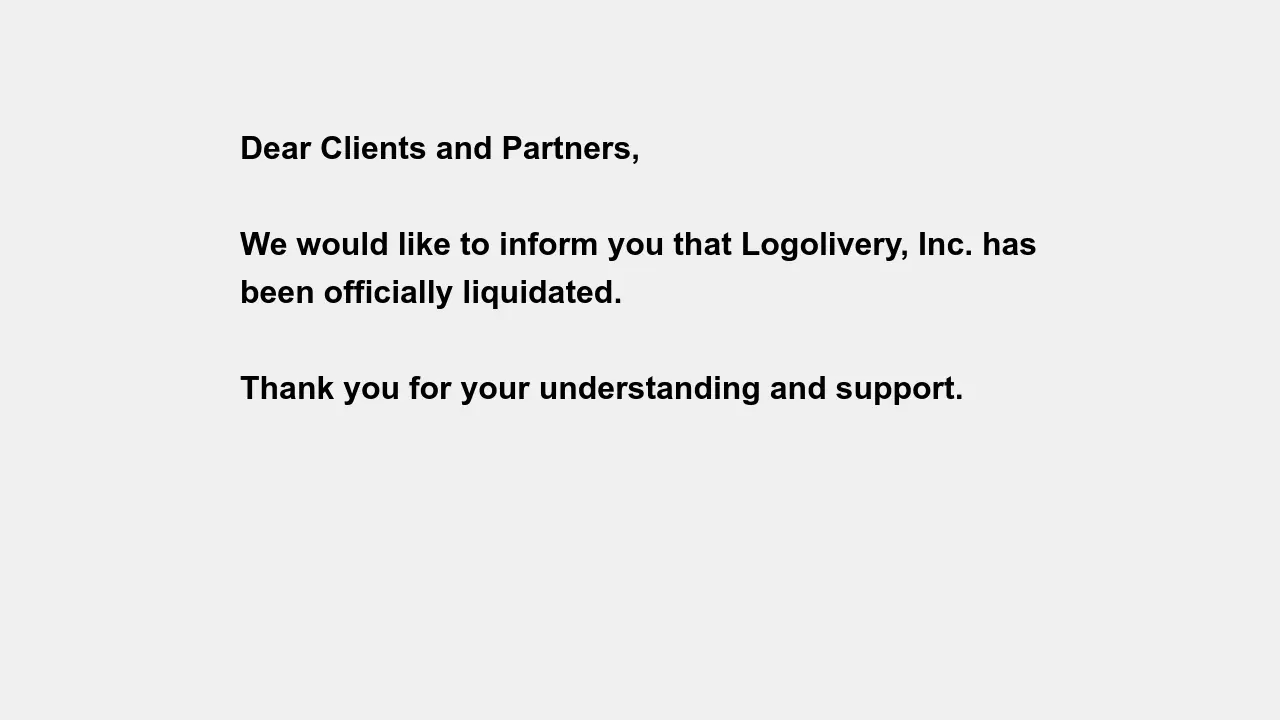 Screenshot of Logolivery, Inc.