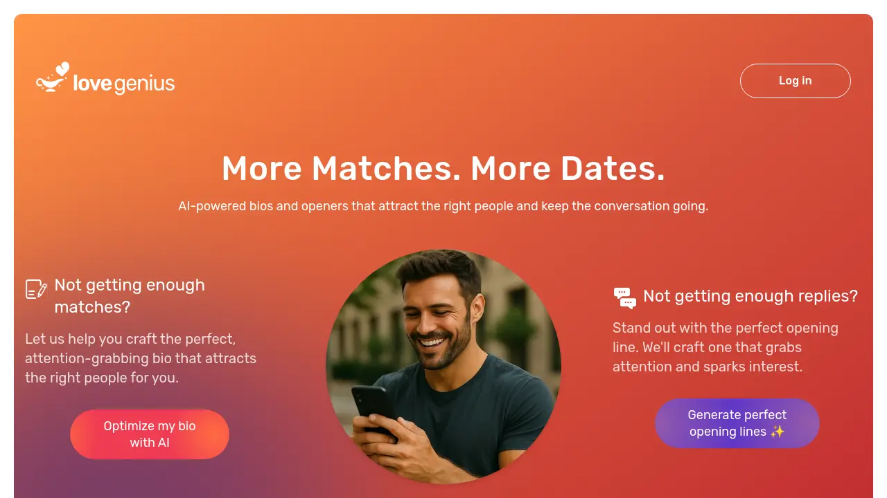 Screenshot of LoveGenius