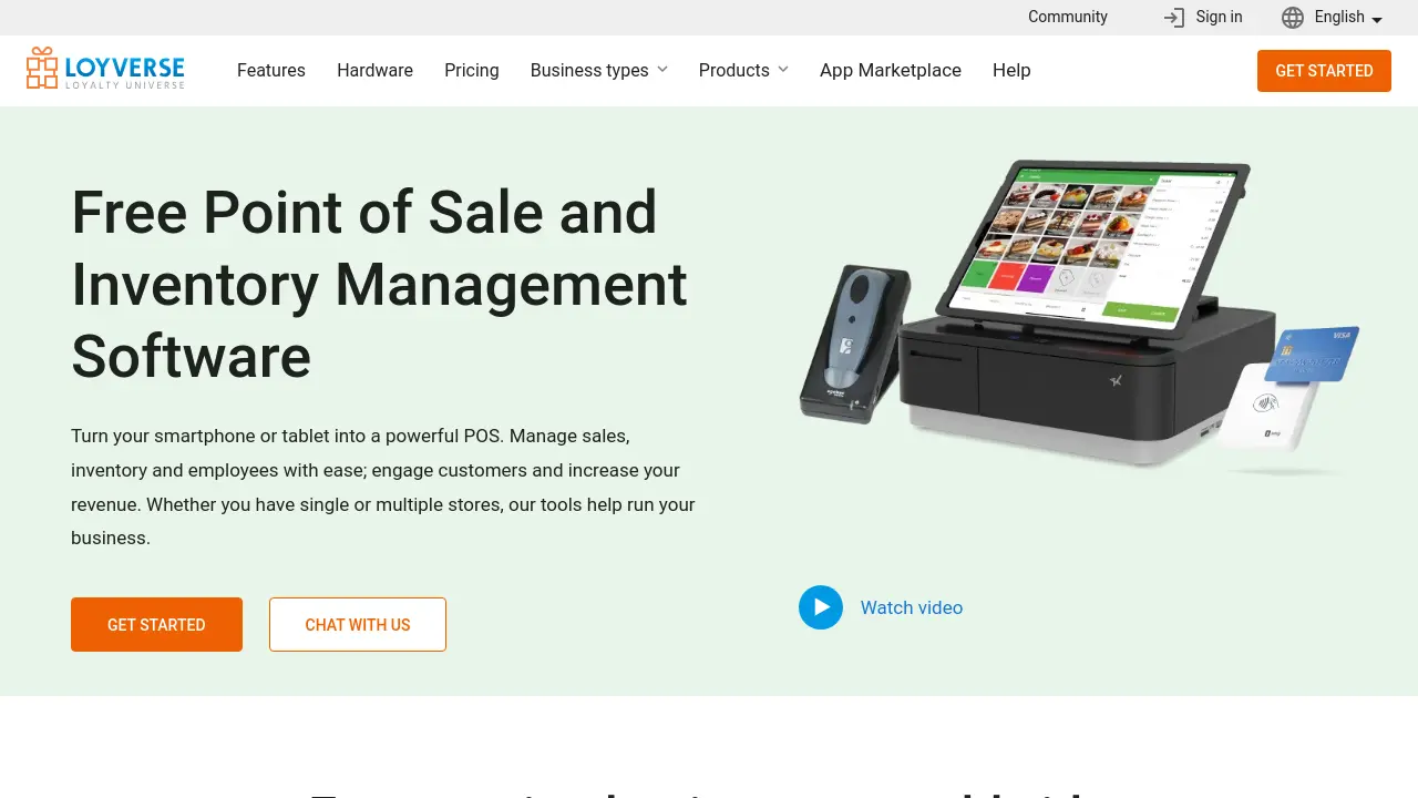 Screenshot of Loyverse POS
