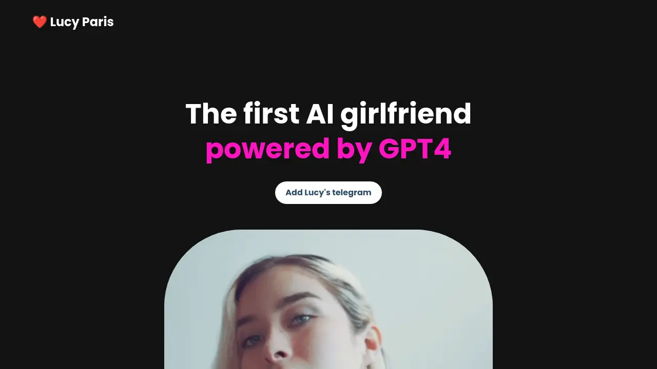 Screenshot of Lucy Paris