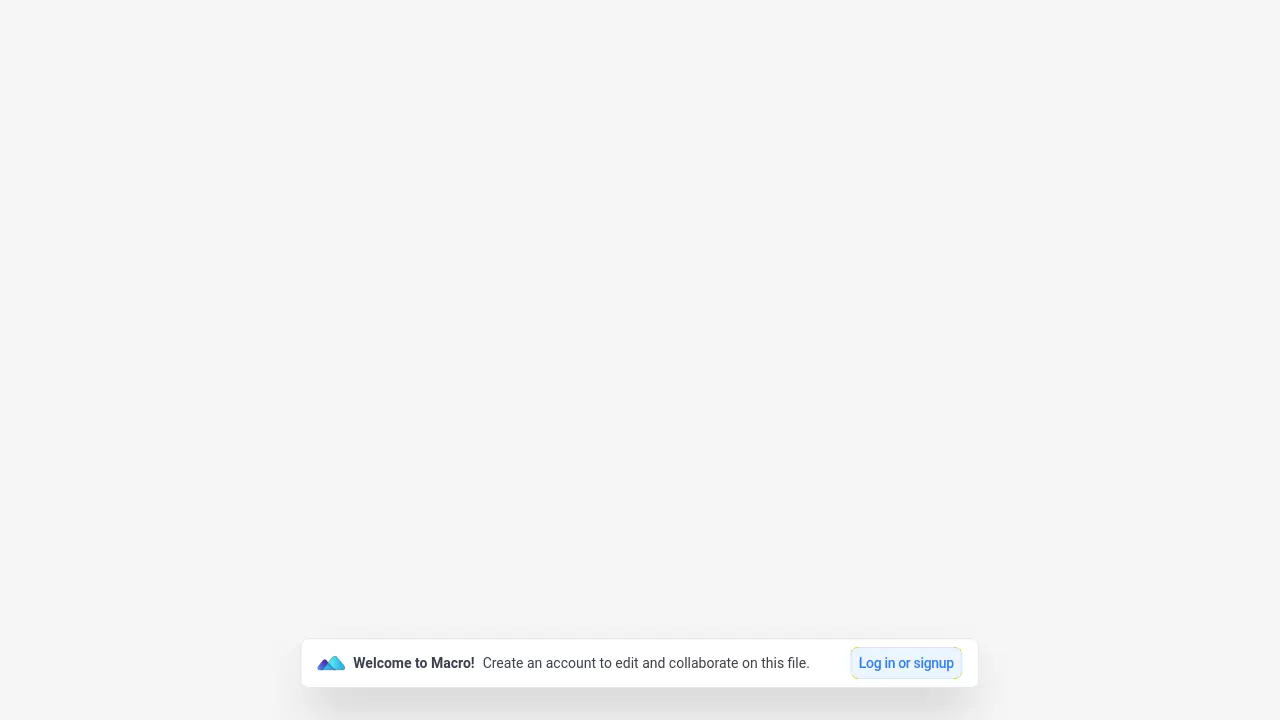 Screenshot of Macro