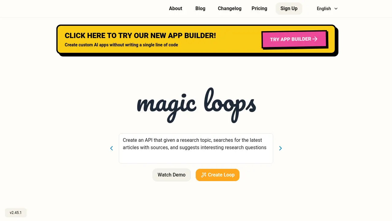 Screenshot of Magic Loops