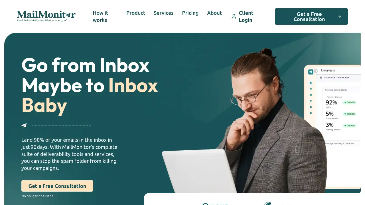 Screenshot of MailMonitor