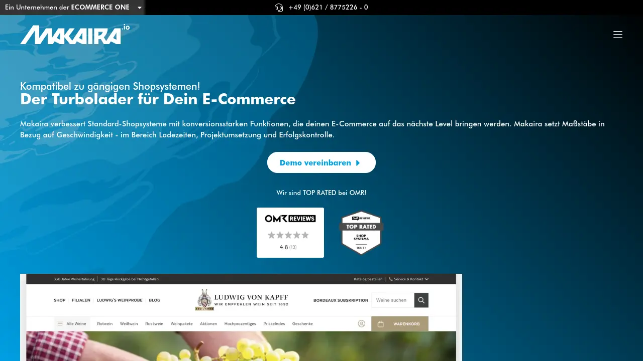 Screenshot of Makaira