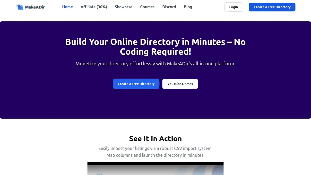 Screenshot of MakeADir