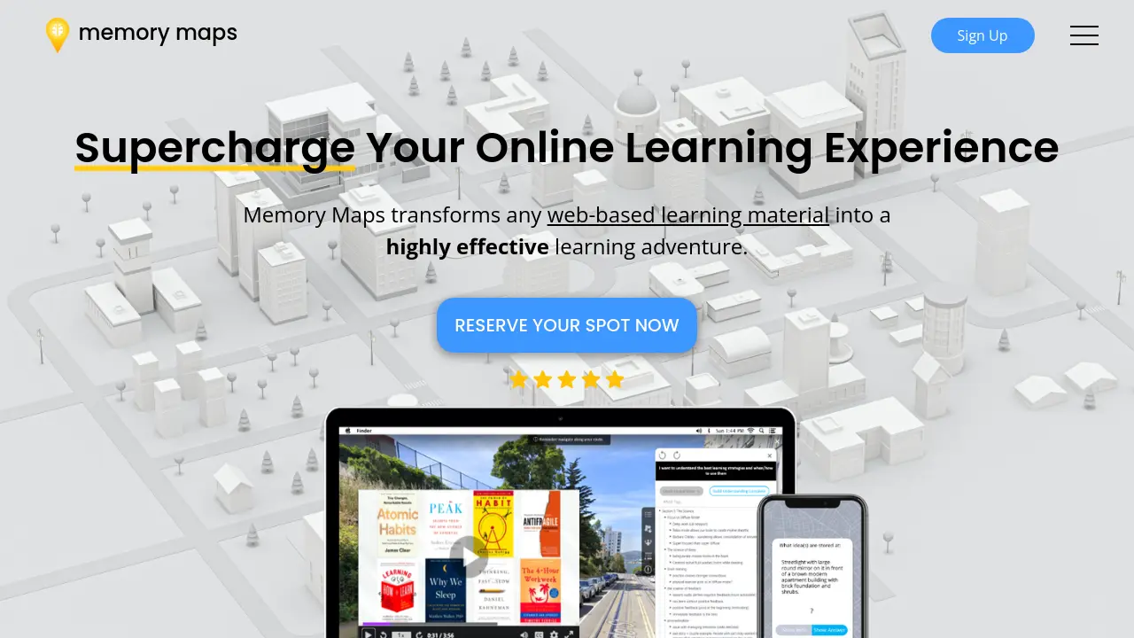 Screenshot of Memory Maps