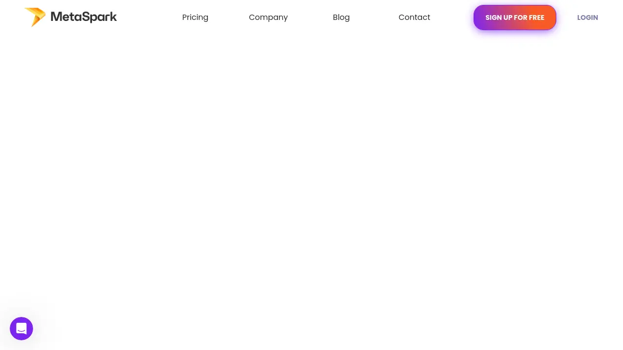 Screenshot of MetaSpark