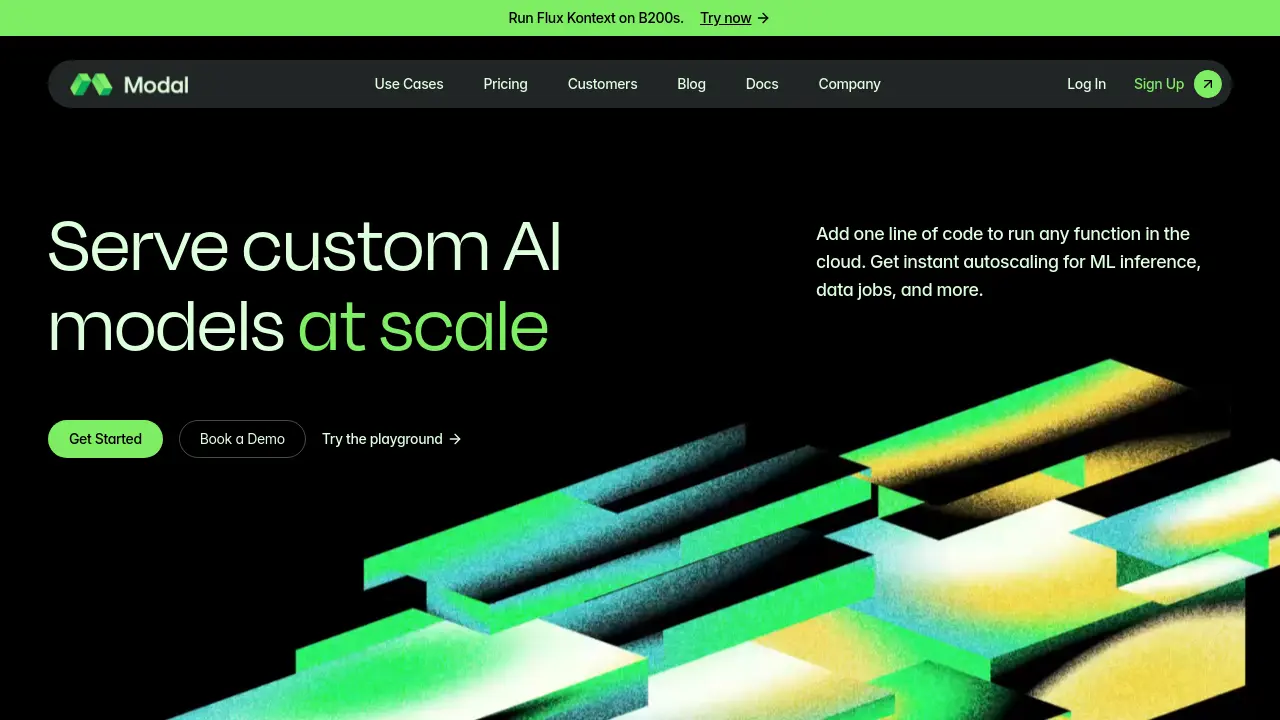Screenshot of Modal