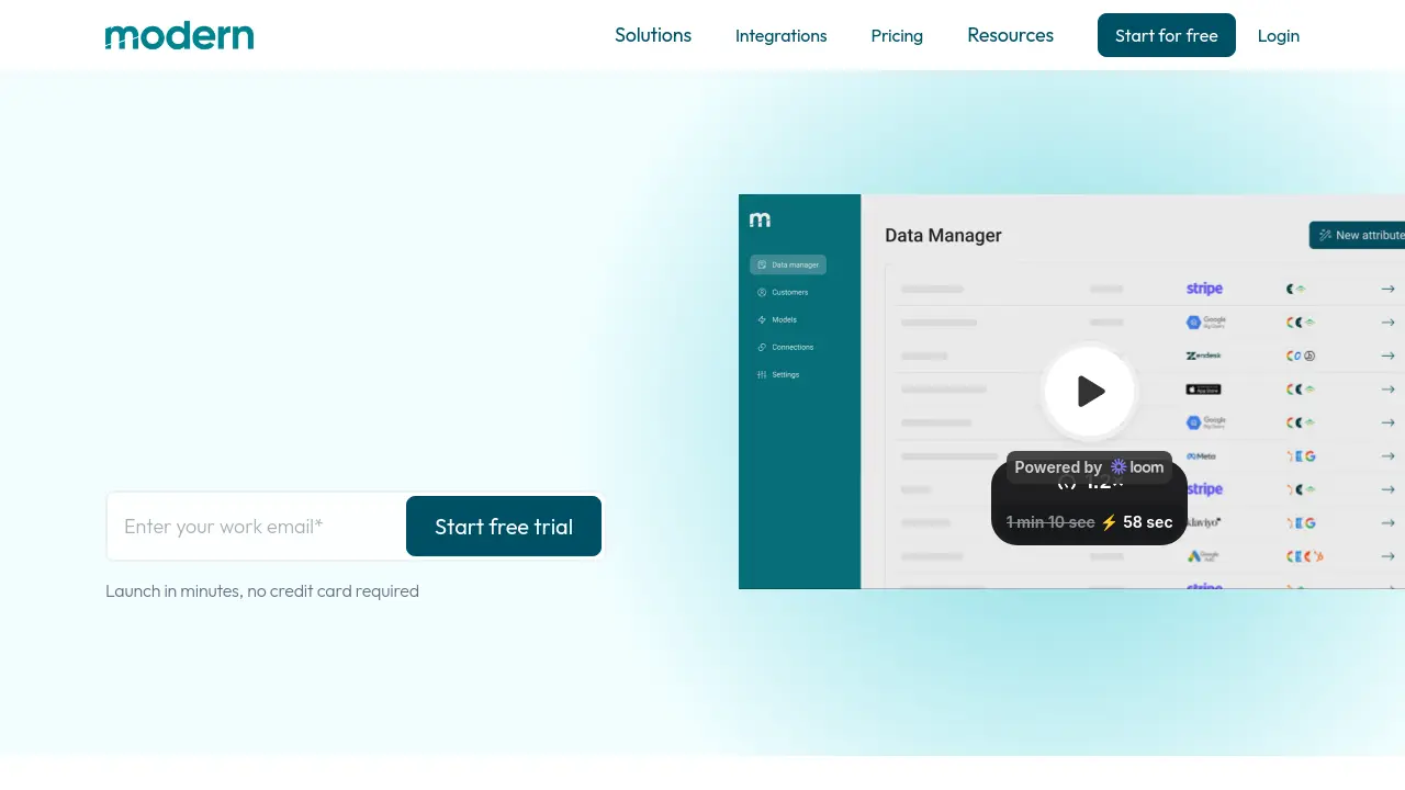 Screenshot of ModernLTV
