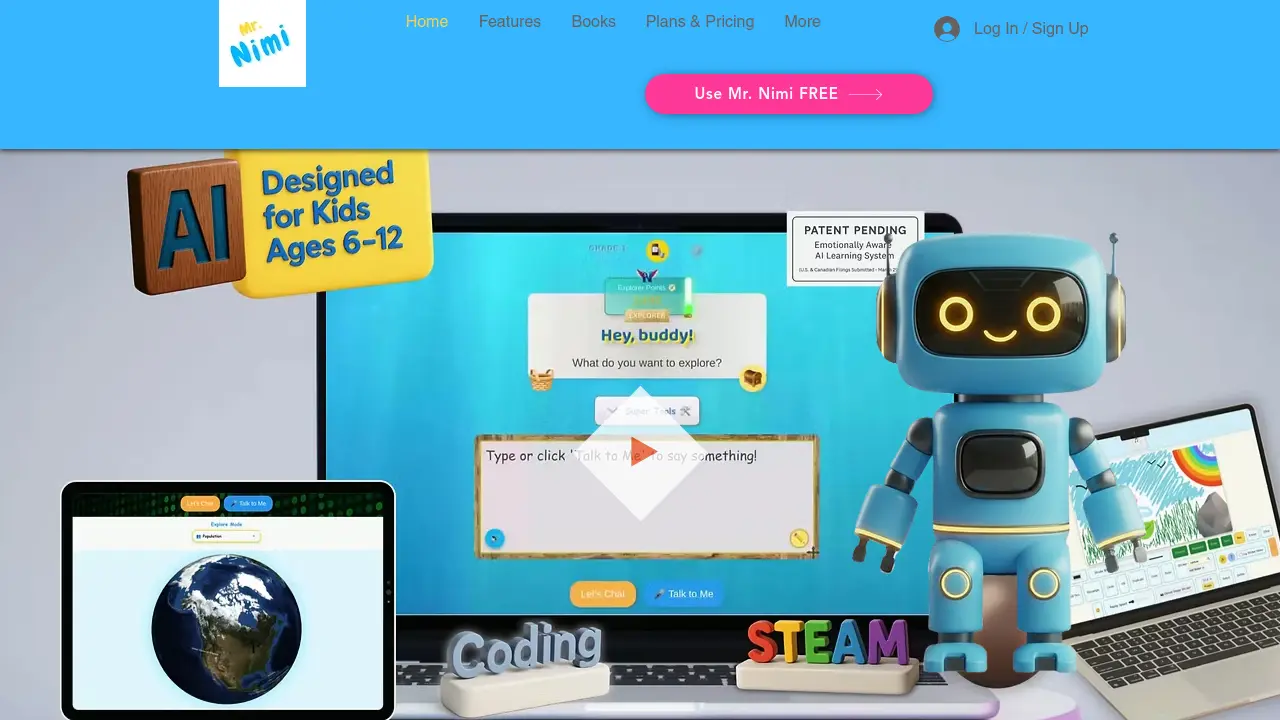 Screenshot of Mr. Nimi