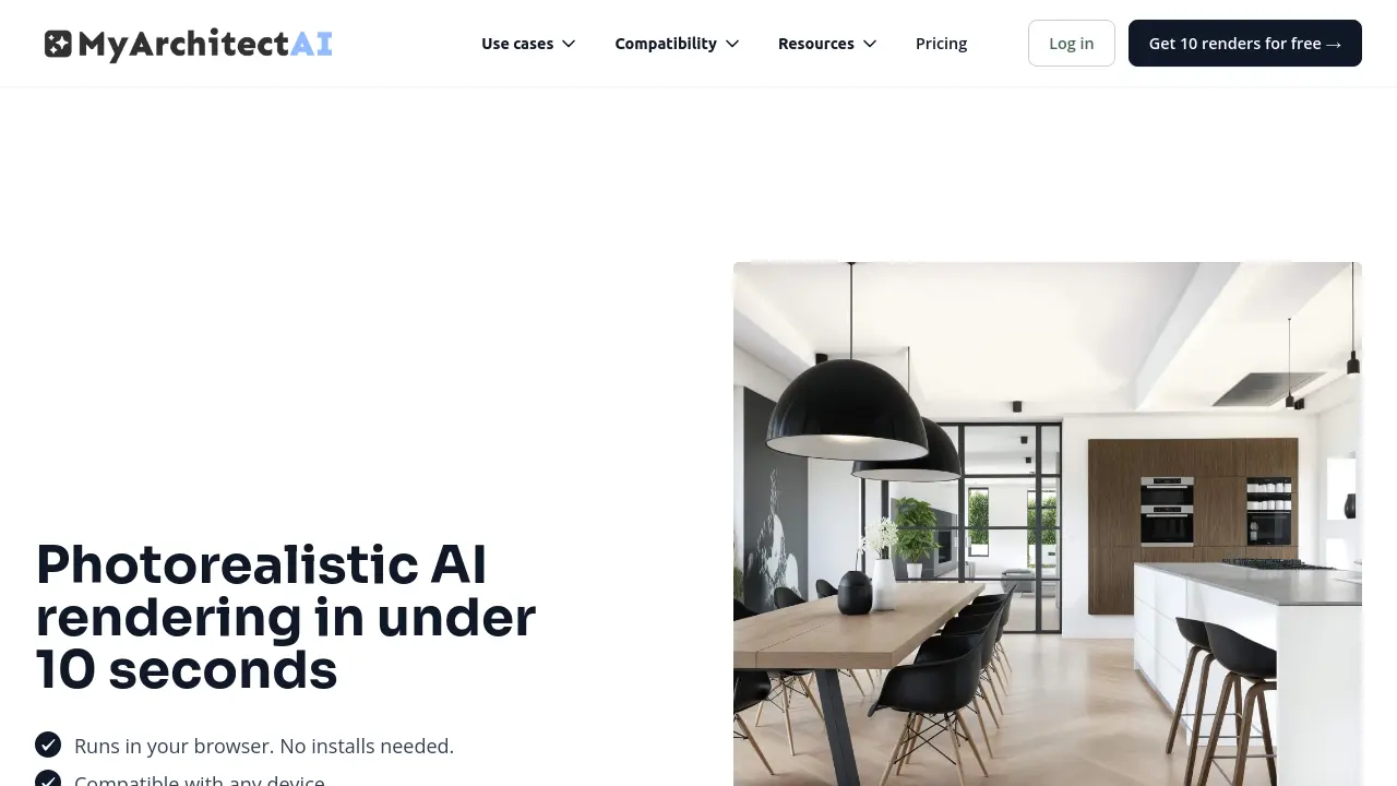 Screenshot of MyArchitectAI