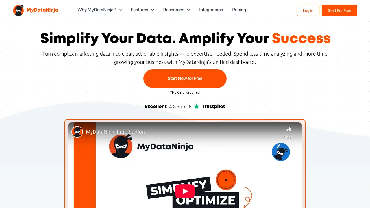 Screenshot of MyDataNinja