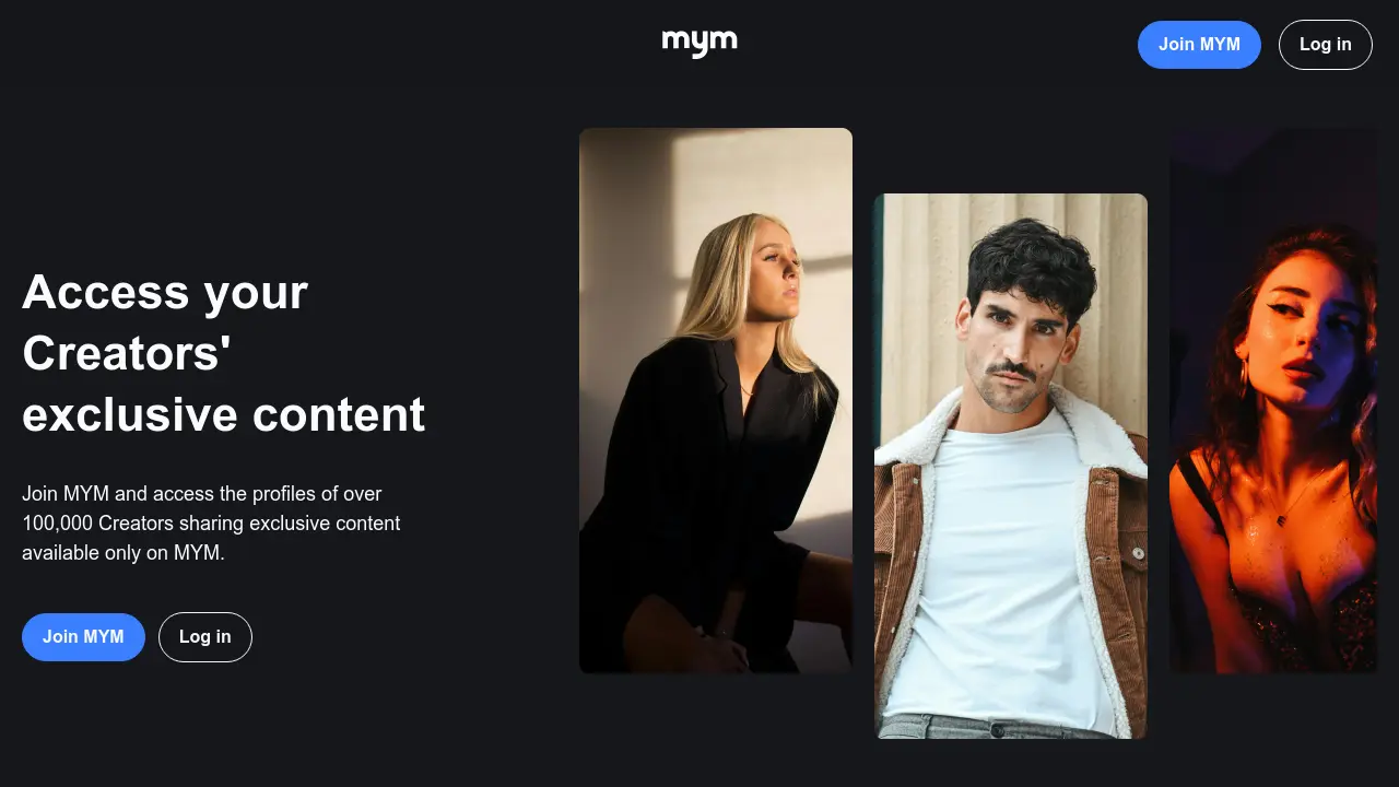 Screenshot of MYM