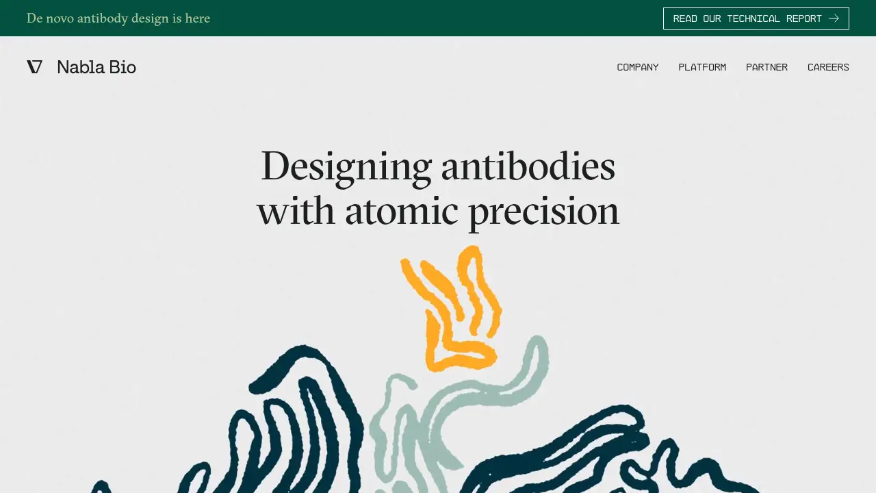 Screenshot of Nabla Bio