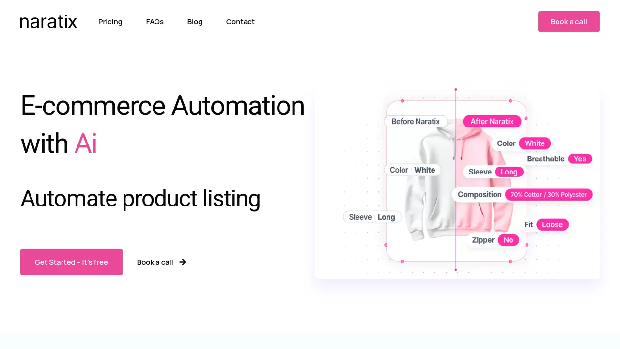 Screenshot of Naratix.ai
