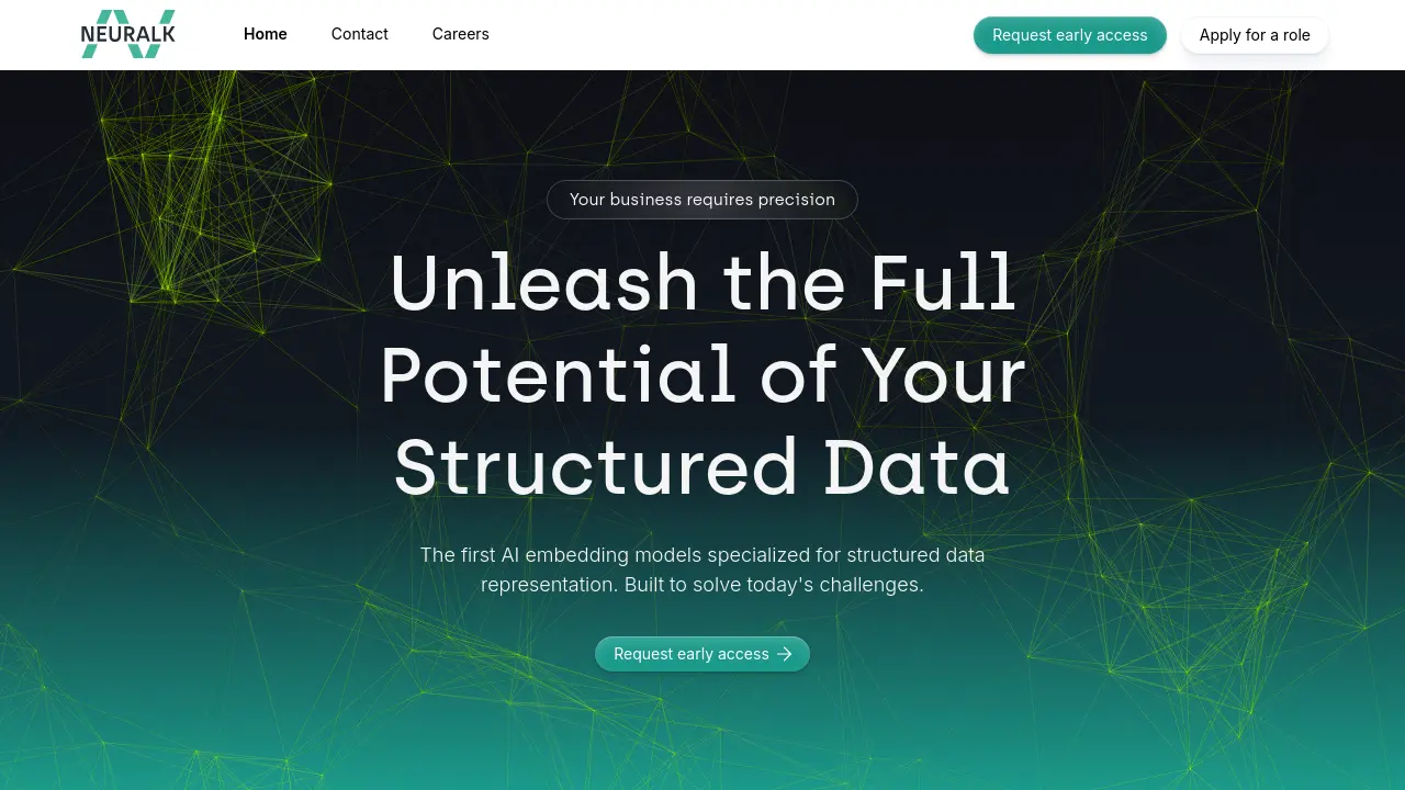 Screenshot of Neuralk-AI