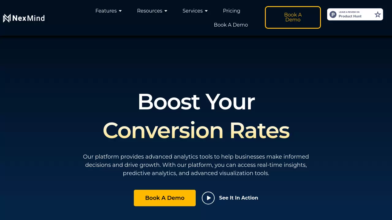 Screenshot of NexMind