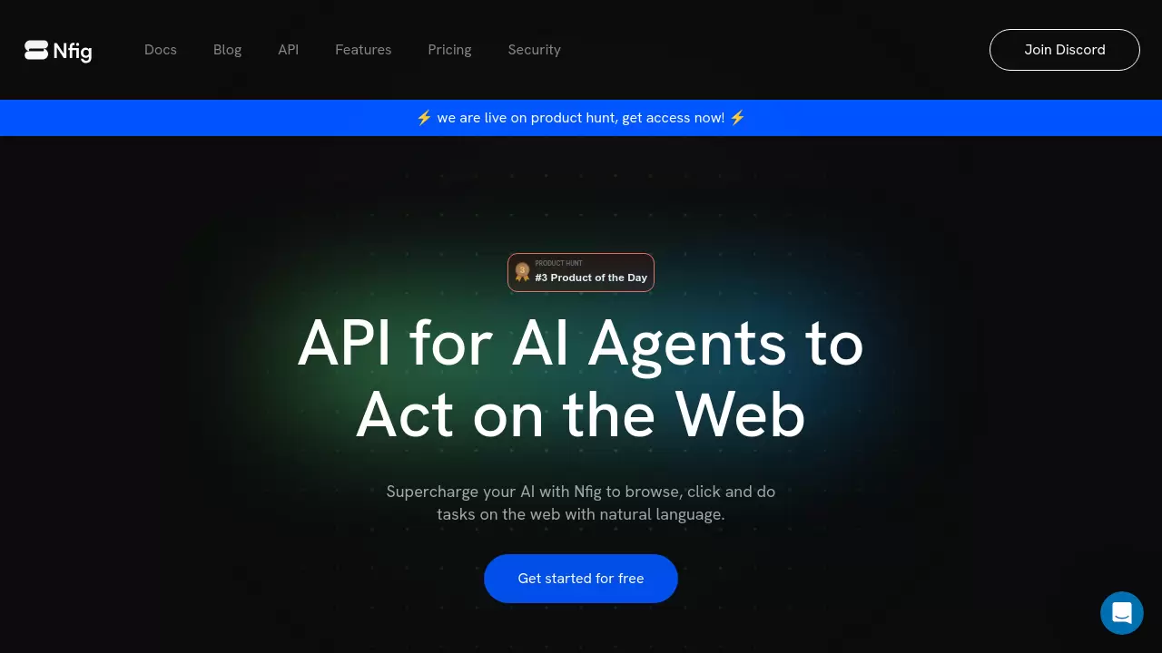 Screenshot of Nfig
