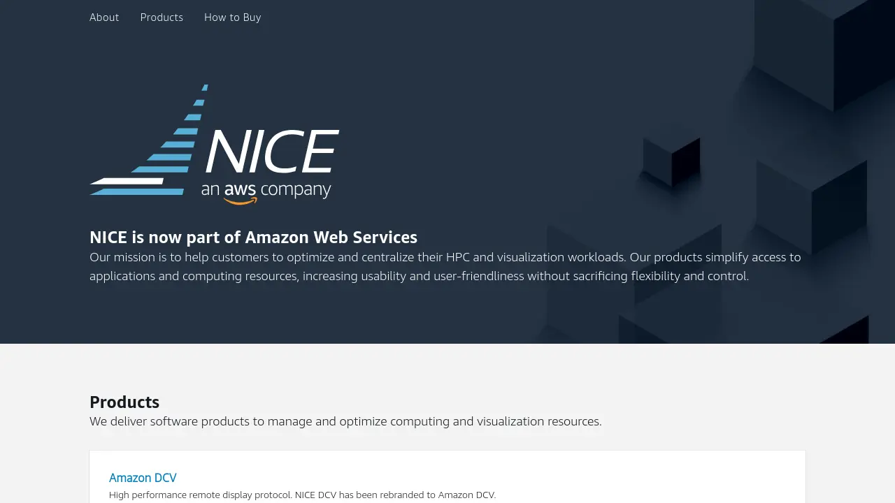 Screenshot of NICE