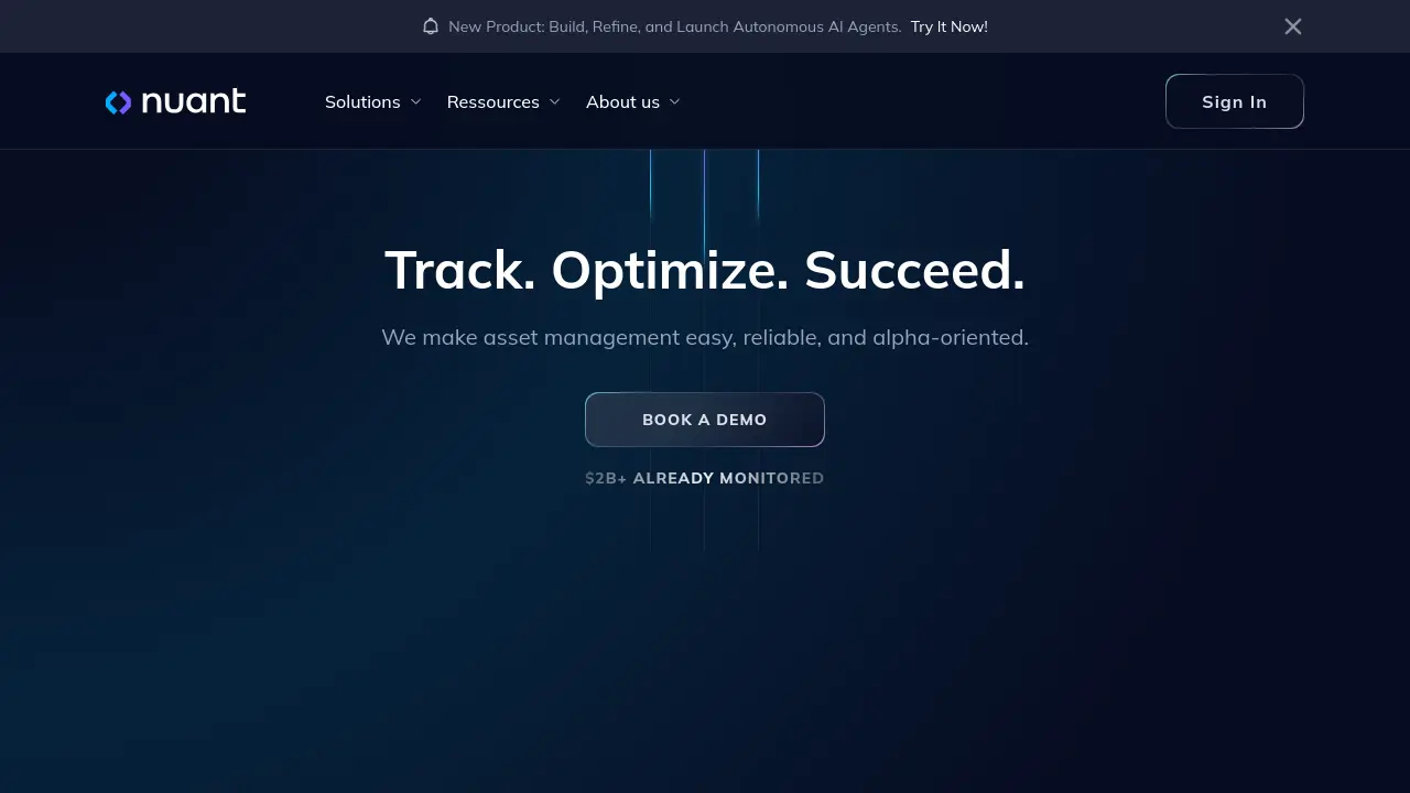 Screenshot of Nuant