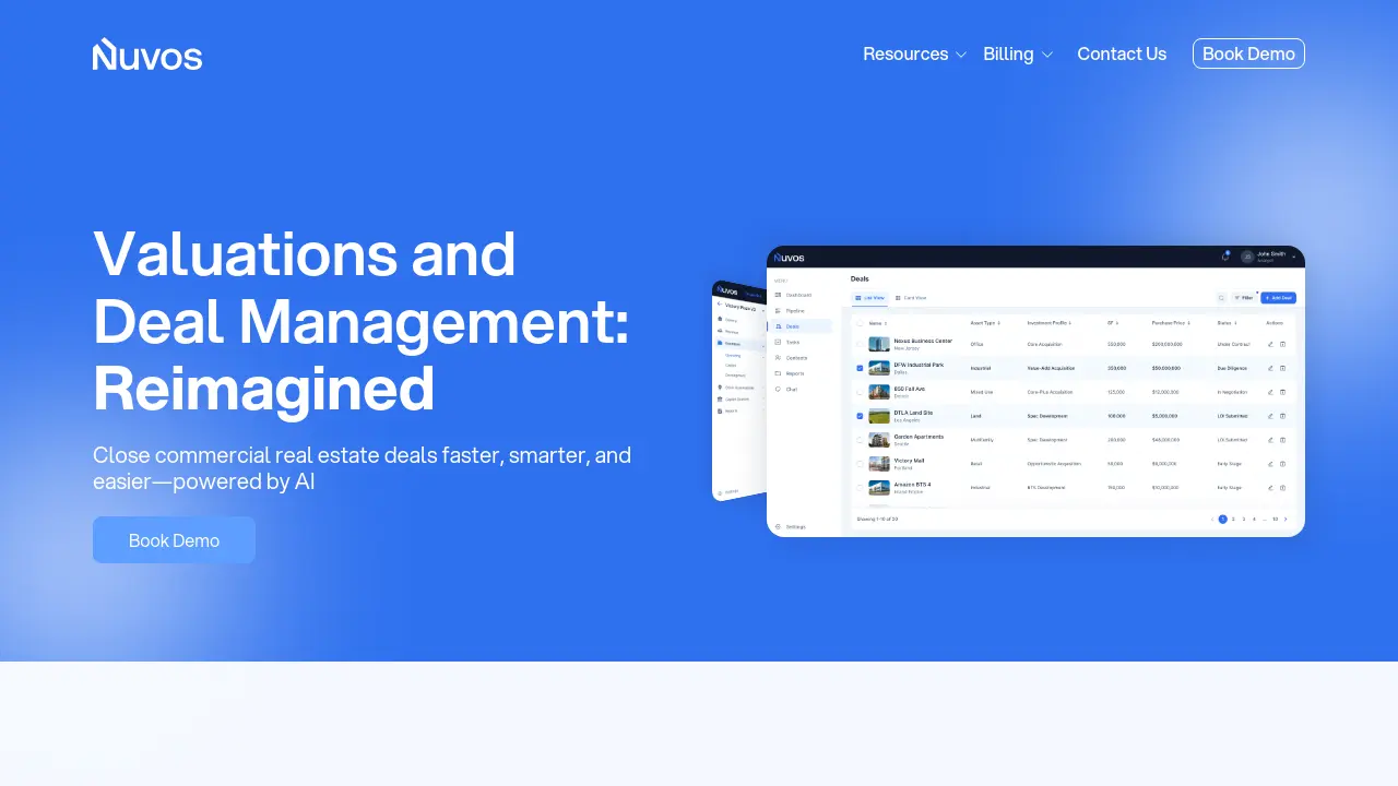 Screenshot of Nuvos