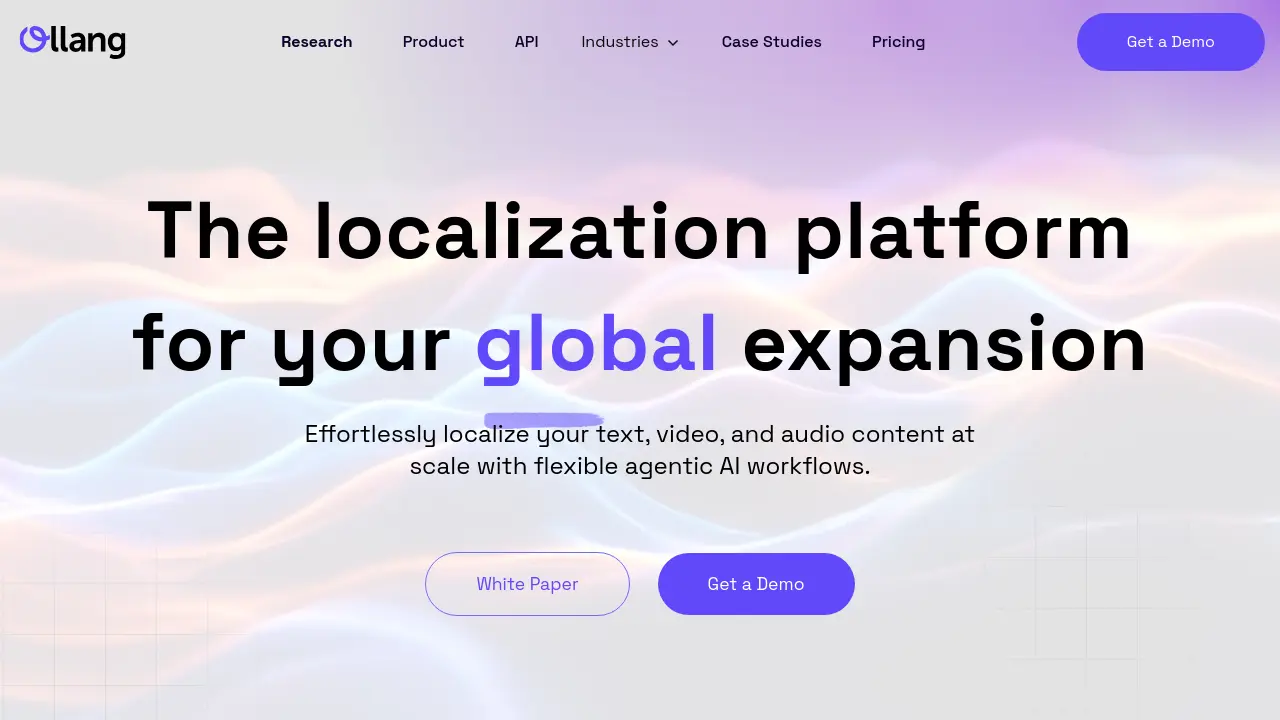 Screenshot of Ollang