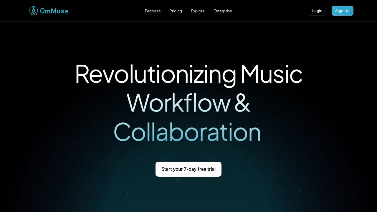 Screenshot of OmMuse