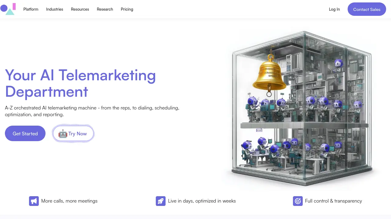 Screenshot of OneAI Phone AI Agents