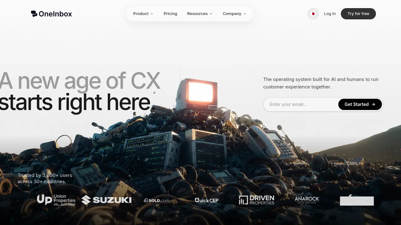 Screenshot of OneInbox