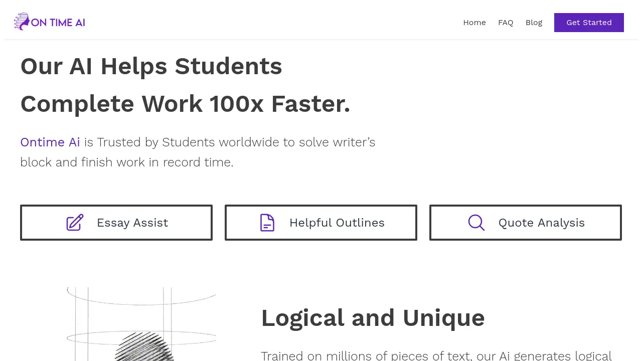 Screenshot of Ontime Ai