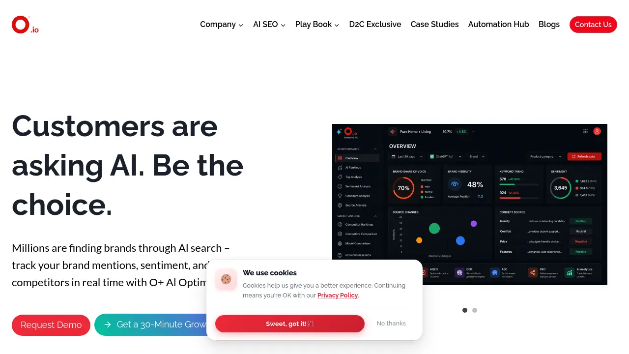 Screenshot of Opositive.io