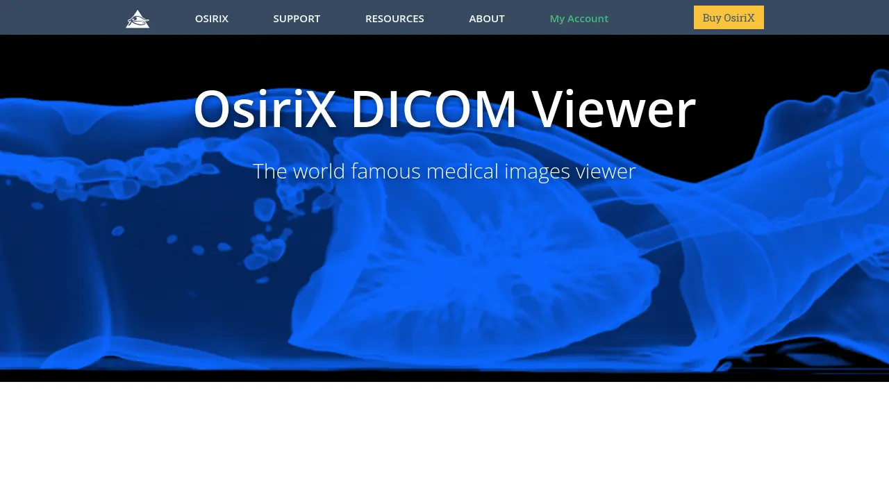 Screenshot of OsiriX