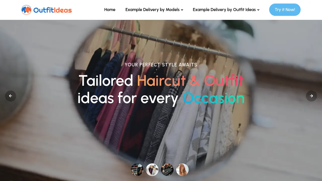 Screenshot of OutfitIdeas