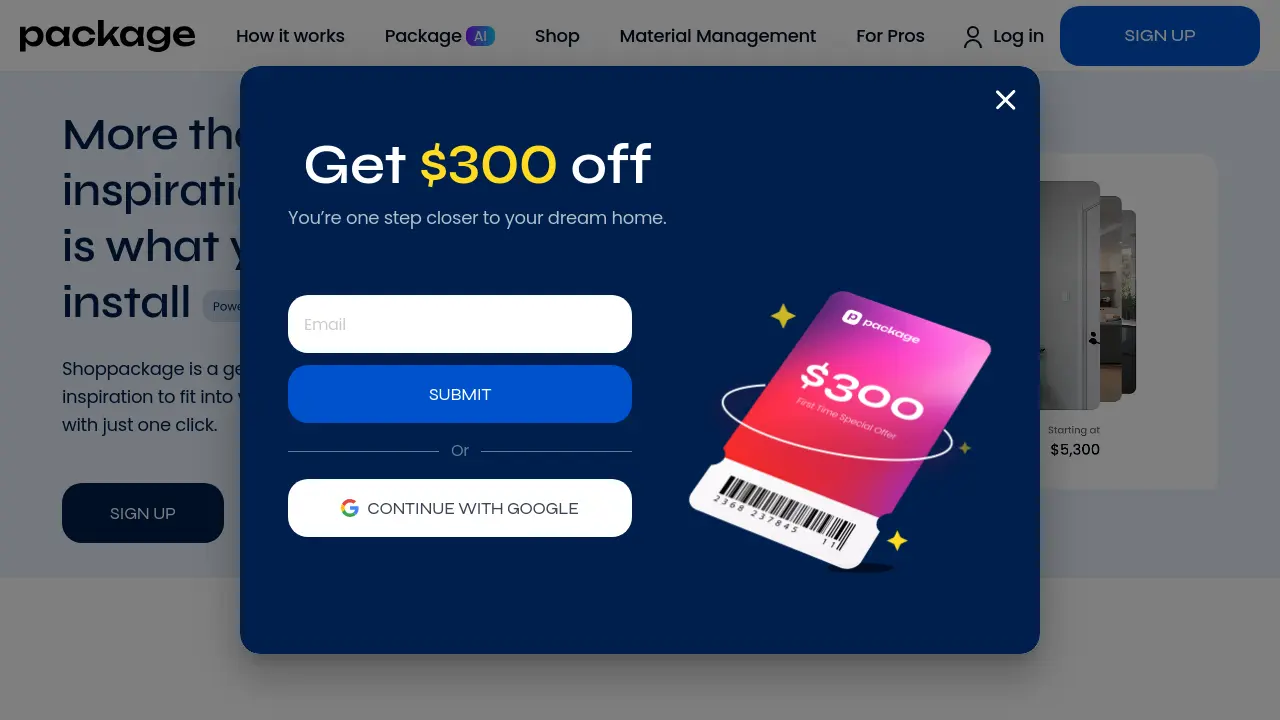 Screenshot of Package