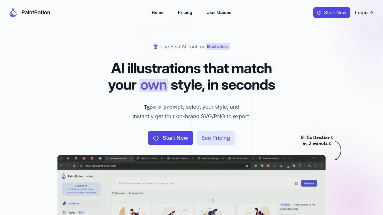 Screenshot of PaintPotion