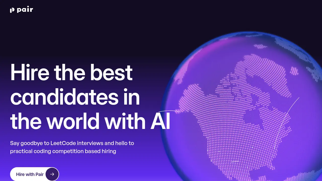 Screenshot of Pair AI