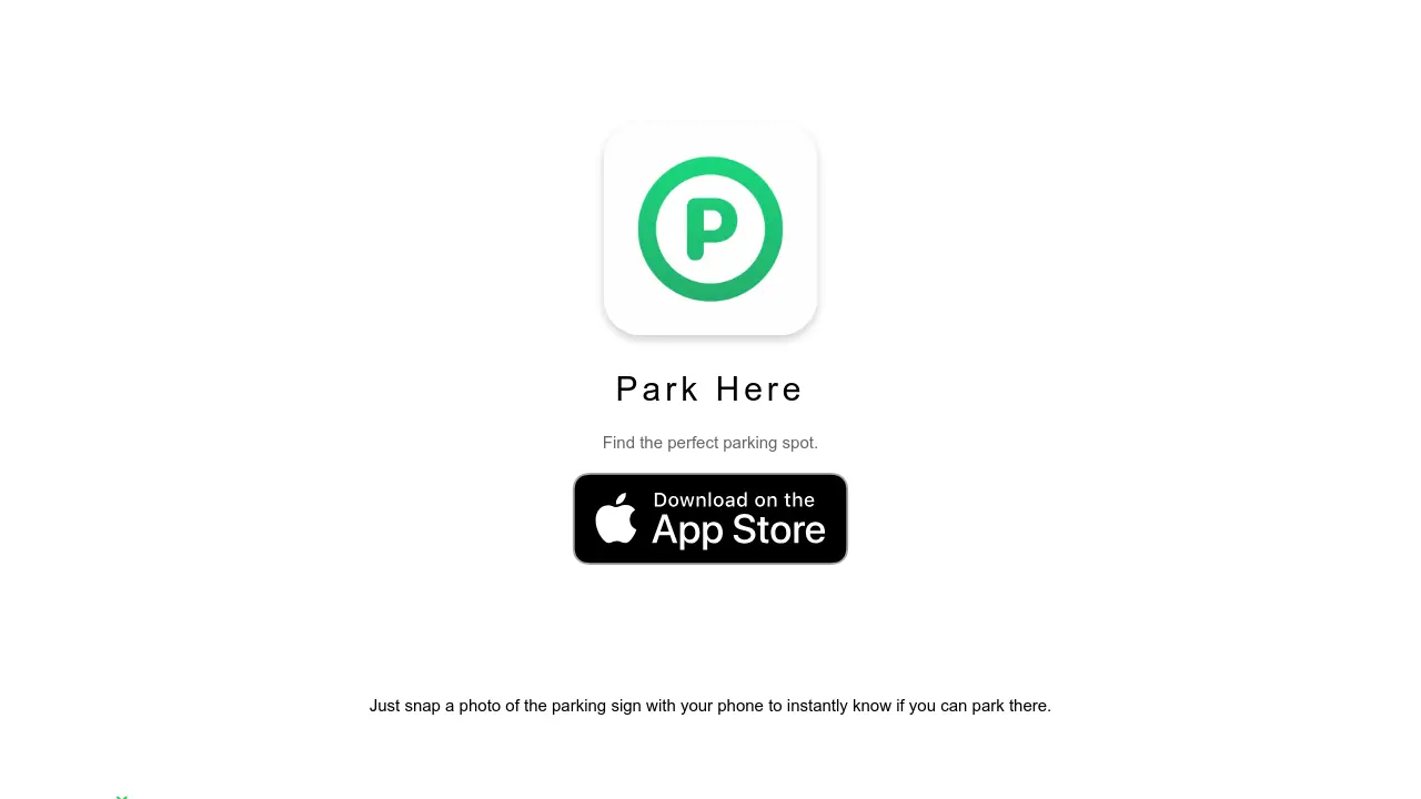 Screenshot of Park Here