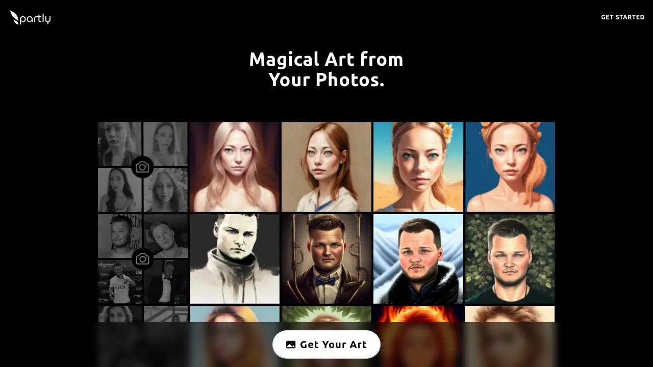Screenshot of Partly