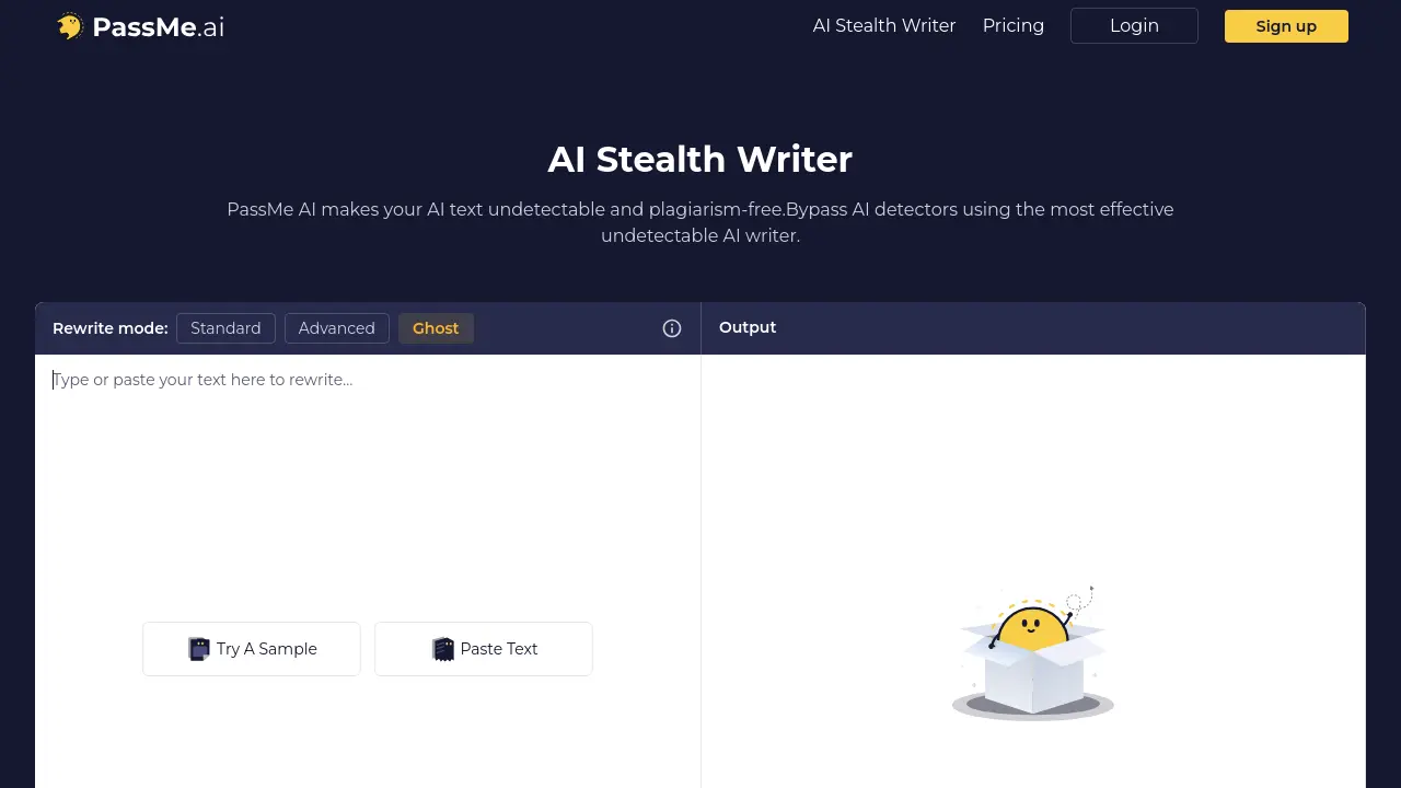 Screenshot of PassMe AI