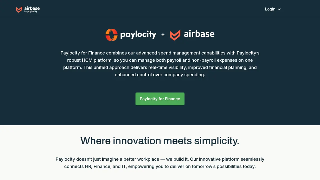 Paylocity for Finance