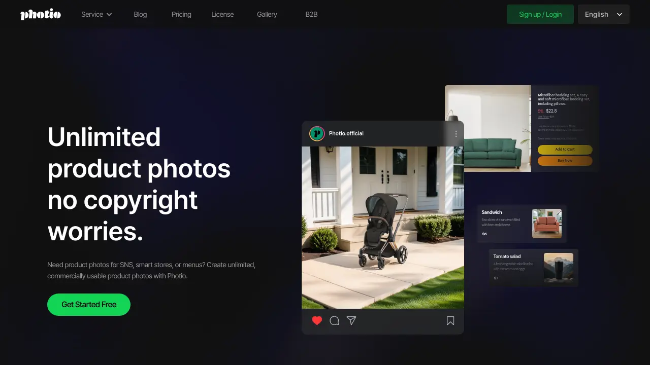 Screenshot of Photio