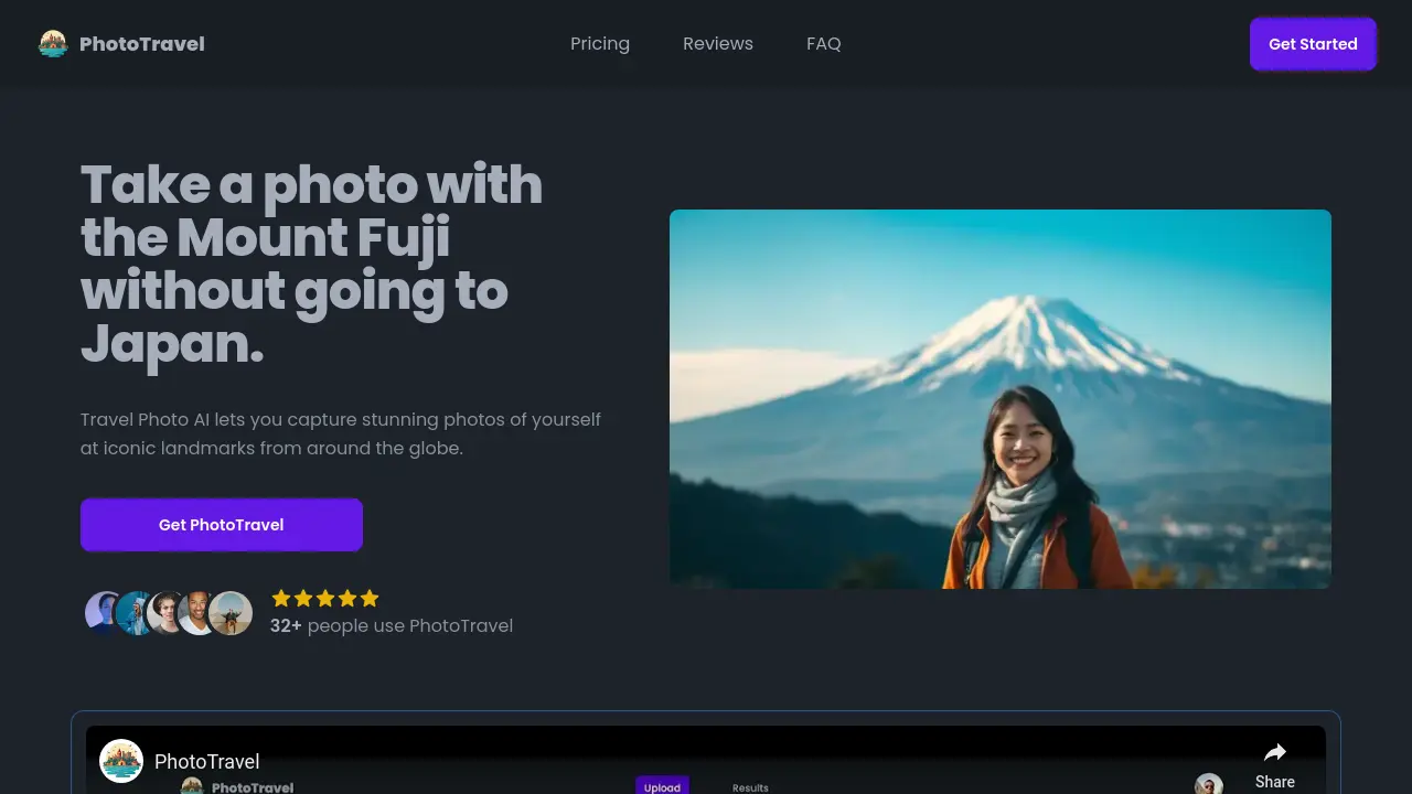 Screenshot of PhotoTravel